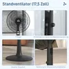 Tichý stojanový ventilátor HOMCOM s dálkovým ovládáním, 3 Náhled obrázku produktu 8