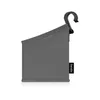 A gray organizer bag with a hook for hanging, shown against a white background. Produktbild-Vorschau