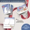 Weihnachten Postkarten 20 Stück - Weihnachtspostkarten Produktbild-Vorschau 2