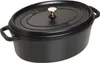 STAUB Cocotte en fonte, Ovale 37 cm, 8 L, Fonction Voir les images du produit 1