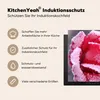 KitchenYeah© Herdabdeckplatte Gefroren - Rosen - Eiscreme , Produktbild-Vorschau 6