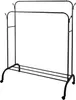Kleiderständer mit Haken und Ablage 150 × 110 × 57 cm Produktbild-Vorschau 1