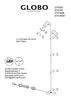 Globo Lighting Stehleuchte Metall grau matt, 2x GU10 LED Produktbild-Vorschau 18