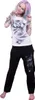 Spiral Schlafanzug Damen Bright Eyes schwarz/weiß Geschenke Produktbild-Vorschau 11