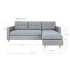 Marino Sofa AB1, Chaiselongue rechts oder links gewendet in Produktbild-Vorschau 8