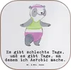 Mr. & Mrs. Panda Holzuntersetzer Panda Aerobic - Weiß - Produktbild-Vorschau 1