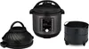 A multi-cooker and its accessories are displayed against a white background. Produktbild-Vorschau