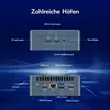 Diagram showing the ports and buttons of a mini PC. Náhľad obrázku produktu