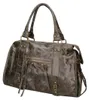 Elara Damen-Schultertasche aus echtem Wildleder Blau  Italy Produktbild-Vorschau 2