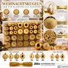 Weihnachtskugeln Set 200 Teilig Christbaumkugeln Baum Produktbild-Vorschau 6