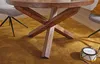 Designový jídelní stůl kulatý Ø 120 cm x 75 cm Sheesham Náhled obrázku produktu 7