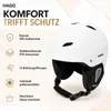 HAGO24 Skihelm Weiß ABS-Kunststoff EPS-Schaumstoff Produktbild-Vorschau 3