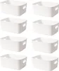 Aufbewahrungsbox Set, 8 Stück, 30 cm, Kunststoff Organizer Produktbild-Vorschau 1