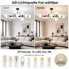 Lampada a soffitto a 8 luci, stile vintage, ideale per Anteprima dell’immagine prodotto 3