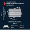POLENTEX Aluminium Fußmatte für Türen mit Rahmen 100x50 cm, Produktbild-Vorschau 6