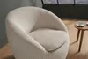 riess-ambiente Drehbarer Design Sessel ALPINE beige Produktbild-Vorschau 3