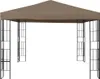 vidaXL Pavillon 3x3 m Taupe Produktbild-Vorschau 1