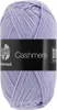 A ball of purple yarn with a black label wrapped around it. Produktbild-Vorschau
