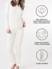 OCERA Thermo Unterhose für Damen aus Baumwolle - creme - M Produktbild-Vorschau 2