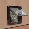 Duponzoo Katzenklappe Katzenklappe mit Tunnel – Braun – 20 Produktbild-Vorschau 9
