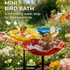 Vogeltränke - Vogeltränke Garten Metall - 60x15cm - Produktbild-Vorschau 2