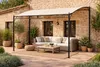 Náhradní střecha 250x300cm pergola kryt terasy písek Náhled obrázku produktu 3
