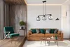 KAR-LIGHTING Pendelleuchte 3-flammig Schwarz, Glas & Produktbild-Vorschau 5