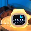 Nachtlichter, Niedliches Silikon-Bären-Nachtlicht, LED mit Produktbild-Vorschau 4