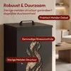 CASABEL Pellet- & Houtkorrelbak met Wielen, Cap. 45kg, Productafbeelding-voorbeeld 6