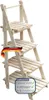 Blumenleiter Holz TIMMI - 4 Stufen für Blumentöpfe | Produktbild-Vorschau 1