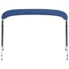 vidaXL 4-Bow Bimini Top bleu marine 243x(230-244)x137 cm Voir les images du produit 6