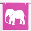 Huuraa Kissenbezug Elefant Silhouette 40x40cm Fuchsia Produktbild-Vorschau 1