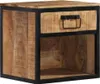 vidaXL Nachttisch 40x35x40 cm Massivholz Mango Produktbild-Vorschau 8