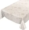 Tischdecke Wachstuch Weihnachten Beige Robust Produktbild-Vorschau 1