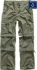 A pair of green cargo pants with zip-off legs. Produktbild-Vorschau