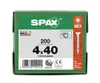 SPAX® 1191010400403 SPAX® Universalschrauben T20 Senkkopf Anteprima dell’immagine prodotto 16