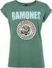 Ramones T-Shirt Damen Coloured Crest Crystal grün XL Produktbild-Vorschau 1