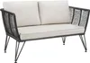 tectake® Garten-Loungesofa Sundo im Rope-Design mit Produktbild-Vorschau 1