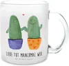 Mr. & Mrs. Panda Pott Kaktus Liebe - Transparent - Produktbild-Vorschau 1