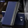 Galaxy S8 Hülle, LaimTop Leder PolyurethanMagnetisch Klapp Produktbild-Vorschau 2