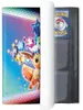 A Pokémon trading card binder is shown open, with one side displaying artwork and the other side showing card sleeves with cards inside. Produktbild-Vorschau