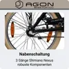 Agon Cruiser 20 Zoll Klapprad für Damen und Herren 150 - Produktbild-Vorschau 3