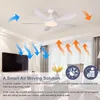 AIORBER Deckenventilator mit Beleuchtung und Fernbedienung, Produktbild-Vorschau 5