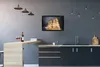 MuchoWow® MuchoWow® Gerahmtes Poster Dunkle Wolken über Produktbild-Vorschau 2