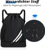 Gymbag, Sport Turnbeutel, Sportbeutel mit Kordelzug und Produktbild-Vorschau 6