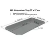 XXL Untersetzer Trog 77x37 taupe Produktbild-Vorschau 2