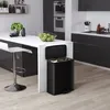 CURVER DECO DUO BIN Mülleimer, Kunststoff, Silber metallic, Produktbild-Vorschau 3
