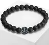 True Rebels Armband Anker Lava-Stein 21,0 Produktbild-Vorschau 4
