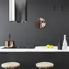 Glasuhr Wanduhr Küchenuhr Echt-Glas 30fi cm Kaffeemühle Produktbild-Vorschau 3