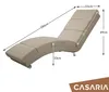 CASARIA® Relaxliege XXL London 186x89x55cm Ergonomisch Produktbild-Vorschau 6